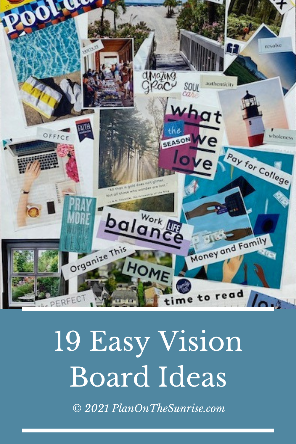 19 Easy Vision Board Ideas Plan on the Sunrise